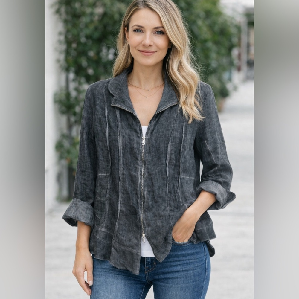 Inizio Linen blouse/jacket